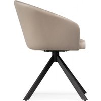 Стул с подлокотниками Notta Корсо крутящийся 583966 (бежевый/черный)