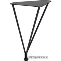 Журнальный столик Sheffilton SHT-TU29/H36/ЛДСП 60 (черный муар/хромикс белый)