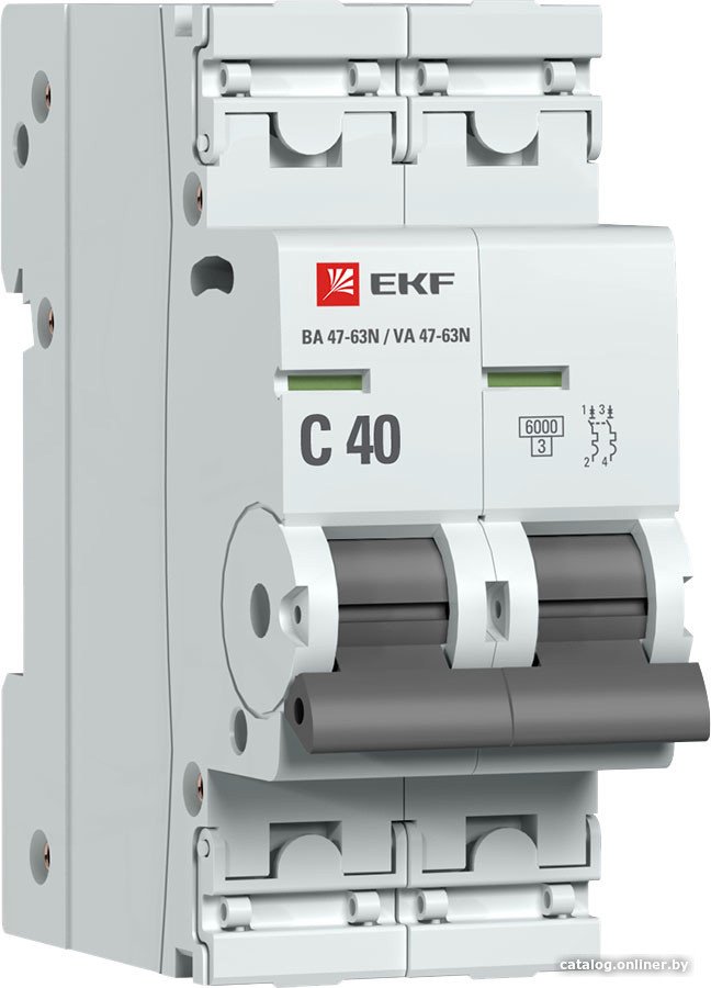 Выключатель автоматический EKF PROxima ВА 47-63N M636240C