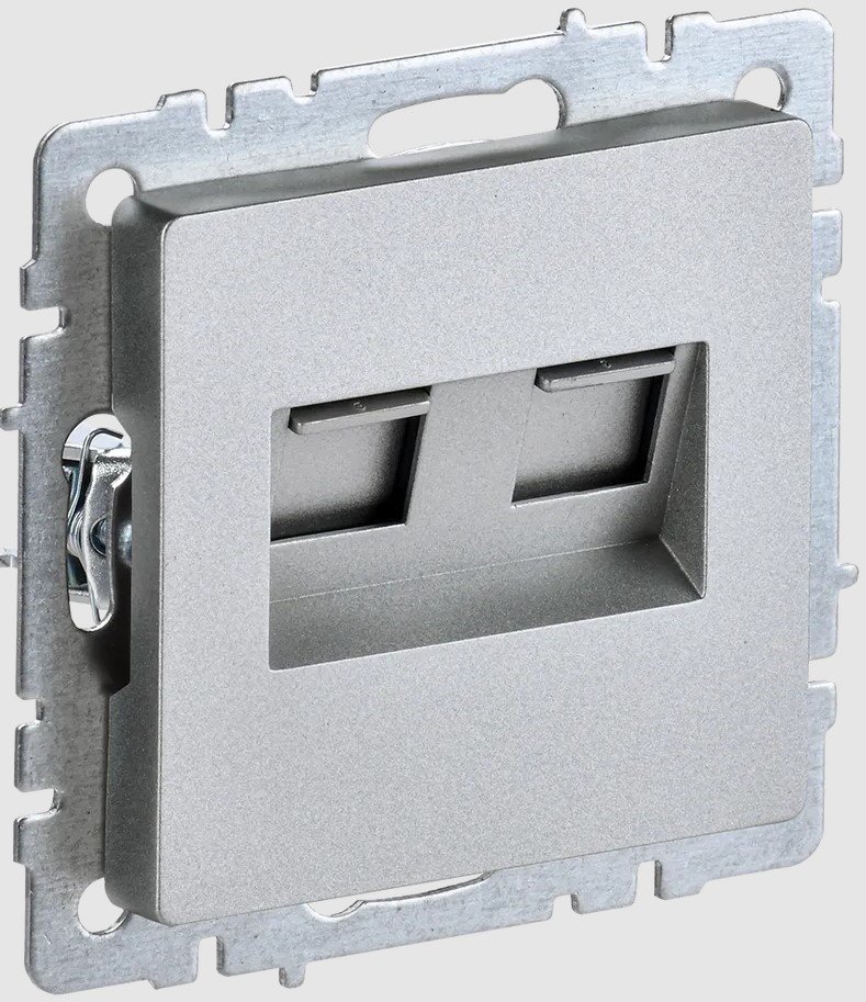 

Розетка компьютерная IEK Brite РК10-2-БрА