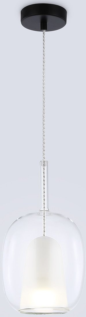 

Подвесная люстра Ambrella LH11121 BK/WH/CL (черный/белый/прозрачный)