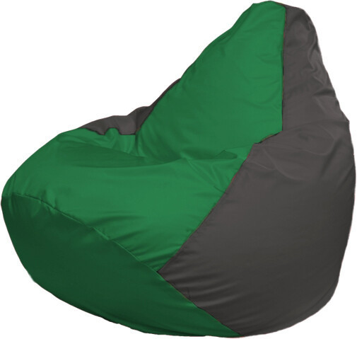 

Кресло-мешок Flagman Груша Макси Г2.1-238 (серый темный/зеленый)