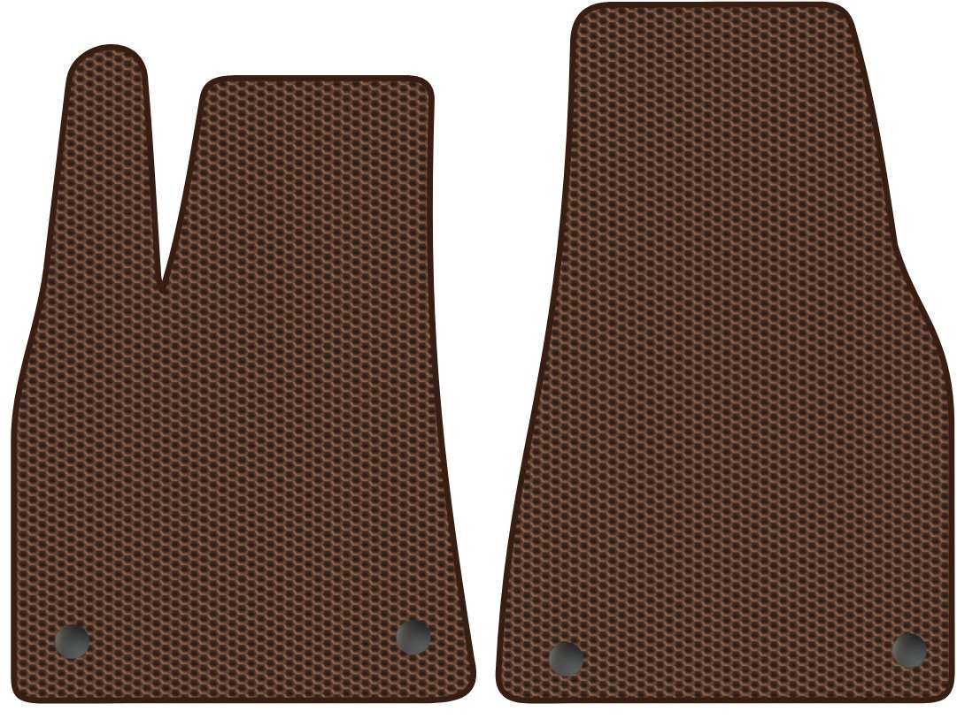 

Комплект ковриков для авто Alicosta Tesla Model X (suv / 7 местная с островным креплением сидений) 2015 - Н.В. (коричневый, сота)