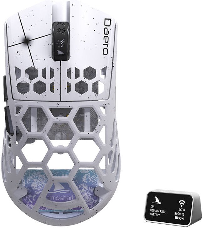 Игровая мышь Darmoshark M2 Pro Daero (белый)