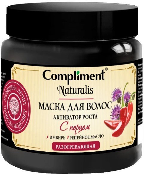 

Маска Compliment Naturalis с перцем Активатор роста 500 мл