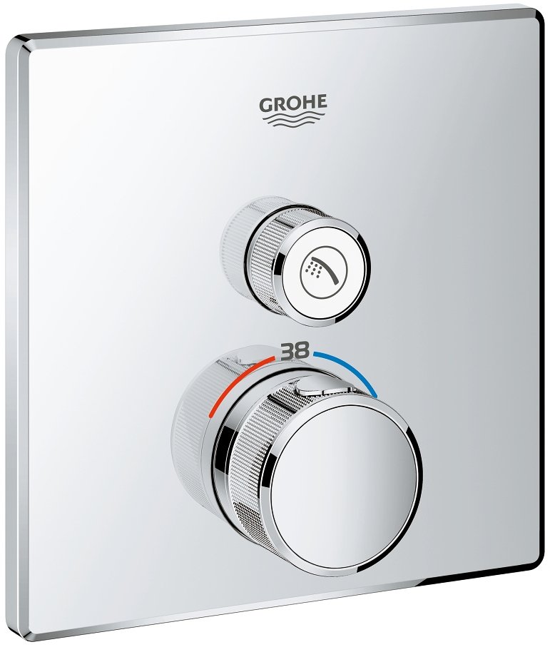 

Смеситель без скрытого механизма Grohe Grohtherm SmartControl 29123000