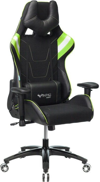 

Игровое (геймерское) кресло Zombie Viking 4 Aero Green Edition (черный)
