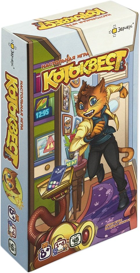 

Настольная игра Эврикус Котоквест BG-12032