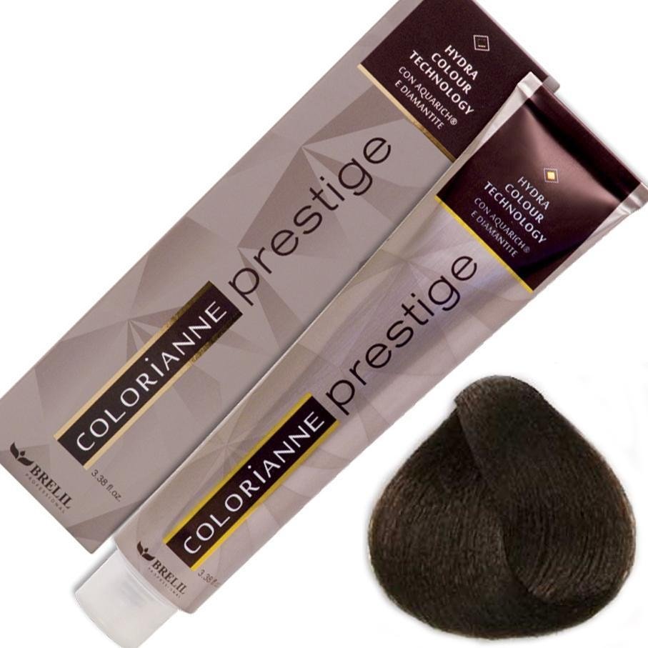

Крем-краска для волос Brelil Professional Colorianne Prestige 6/18 темный блонд шокоайс