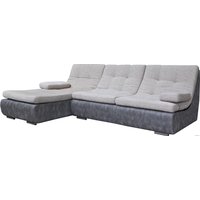 Угловой диван Пинскдрев Малибу (серый/белый)