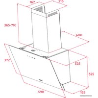 Кухонная вытяжка TEKA DVN 64030 TTC 112950004 (черный)