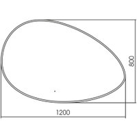 Зеркало Abber Kontur AG6301SCL-1.2