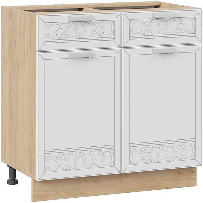 

Шкаф напольный Трия Долорес 1Н8Я1 (дуб крафт золотой/сноу)