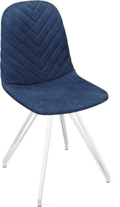 

Стул Трия Шерри К4 (белый матовый/микровелюр Wellmart Blue)