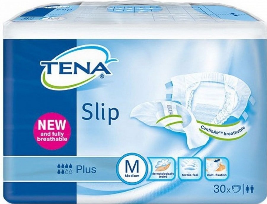 

Подгузники для взрослых Tena Slip Plus M (30 шт)