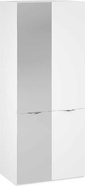 

Шкаф распашной Трия Глосс 580 СМ-319.07.005 (белый жемчуг/белый глянец)