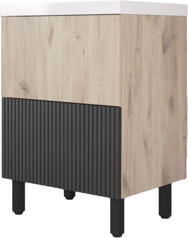 

Style Line Тумба под умывальник Стокгольм ВЛДСП 50 2 ящика (напольная)