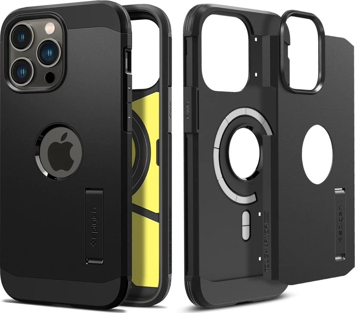

Чехол для телефона Spigen Tough Armor (MagFit) для iPhone 14 Pro ACS04985 (черный)