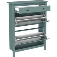 Тумба для обуви Mio Tesoro Сага 92x122 (темно-бирюзовый)