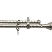 Карниз для штор Sundays Home Лайт Эридан 19мм+19мм двухрядный (витой, сатин, 2м)