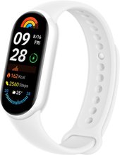 Smart Band 9 NFC (белая керамика, с белым силиконовым ремешком, китайская версия)