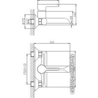 Смеситель Haiba HB60805-8 (белый)