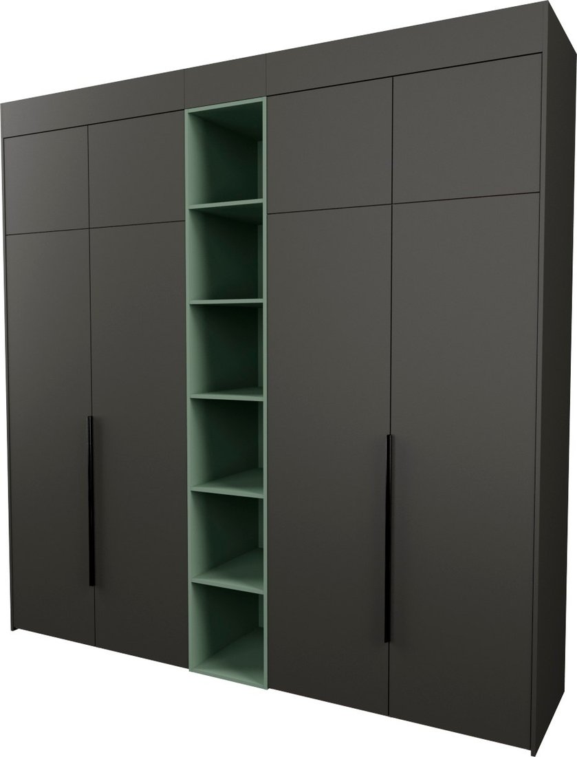 

Шкаф распашной Рэйгрупп Рэй S257-В11-3-WKZ В11-3 (дуб веллингтон/кобальт/зеленый самшит)