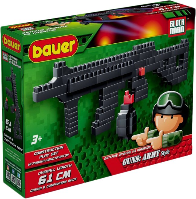 

Конструктор Bauer Guns: Army Style 871 Пистолет-пулемет MP5 и граната