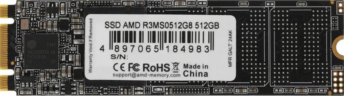 SSD AMD Radeon R3 512GB R3MS0512G8