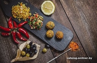 Monkey Food Бокс берберский с фалафелем с добавкой кебаб L
