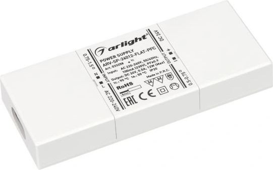 

Блок питания Arlight ARV-SP-24012-FLAT-PFC 033258