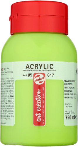 Акриловая краска Talens Art Creation 617 3574617M (750 мл, желто-зеленый)