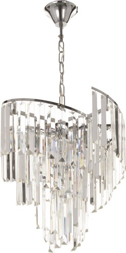 Подвесная люстра BayerLux Лувр 10777424 (хром)