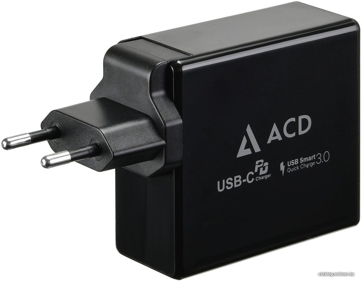Сетевое зарядное ACD ACD-P602W-V1B