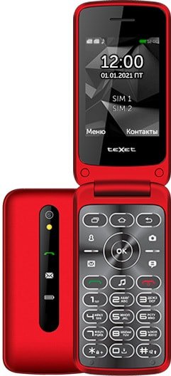 

Телефон TeXet TM-408 (красный)