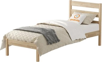 Кровать Домаклево Мечта 7 90x200 (береза/натуральный)