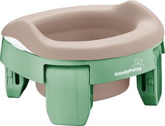 Дорожный горшок Roxy Kids HandyPotty 3 в 1 HP-255OB (оливковый/бежевый)