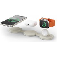 Беспроводное зарядное Satechi OntheGo 3-in-1 Charger ST-QTG31W (бежевый)