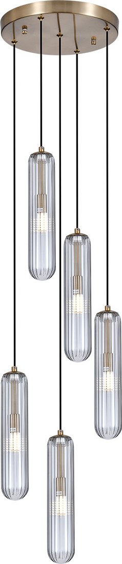 

Подвесная люстра Escada 160001/5P G9x5W Brass ES0000012