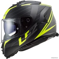 Мотошлем LS2 FF800 Storm Nerve (XL, matt black H-V yellow)