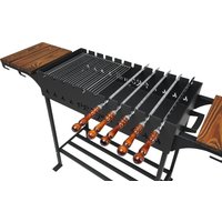 Мангал для дачи Progrill Манчестер Вуд XL (5 мм)