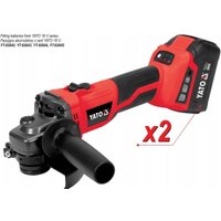 Угловая шлифмашина Yato YT-828295 (с 2-мя АКБ)