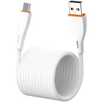 Кабель EOFE AC21 USB Type-A - USB Type-C (1 м, белый)