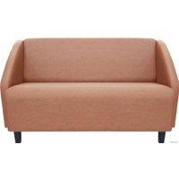 Диван Brioli Ральф двухместный (рогожка, J11 розовый)