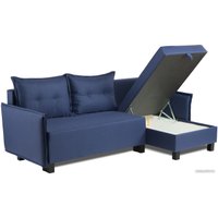 Угловой диван Mio Tesoro Туули (Malmo 79 Blue)