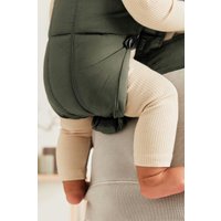 Рюкзак-переноска BabyBjorn Mini Cotton 0210.40 (woven dark green)