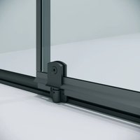 Душевой уголок Niagara Nova NG-35-10AGR-A90GR-34 100х90х195 (графит/прозрачное стекло)