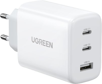 

Сетевое зарядное Ugreen CD275 90496 (белый)