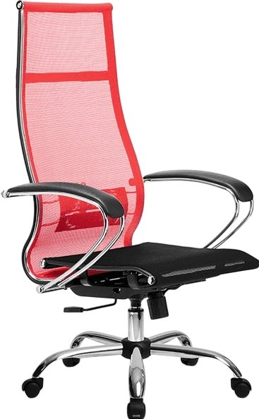 

Офисное кресло Metta SK-1-BK Комплект 7, Ch ов/сечен (пластиковые ролики, красный)