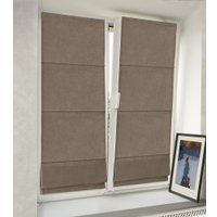 Римская штора Delfa Мини Diamond СШД-01М 554/224 (43x160, серо-бежевый)